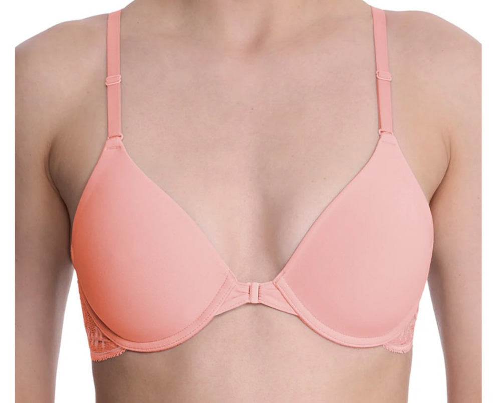 Natori 728309 Lush Front Close Contour underwire bra light pink size 32G